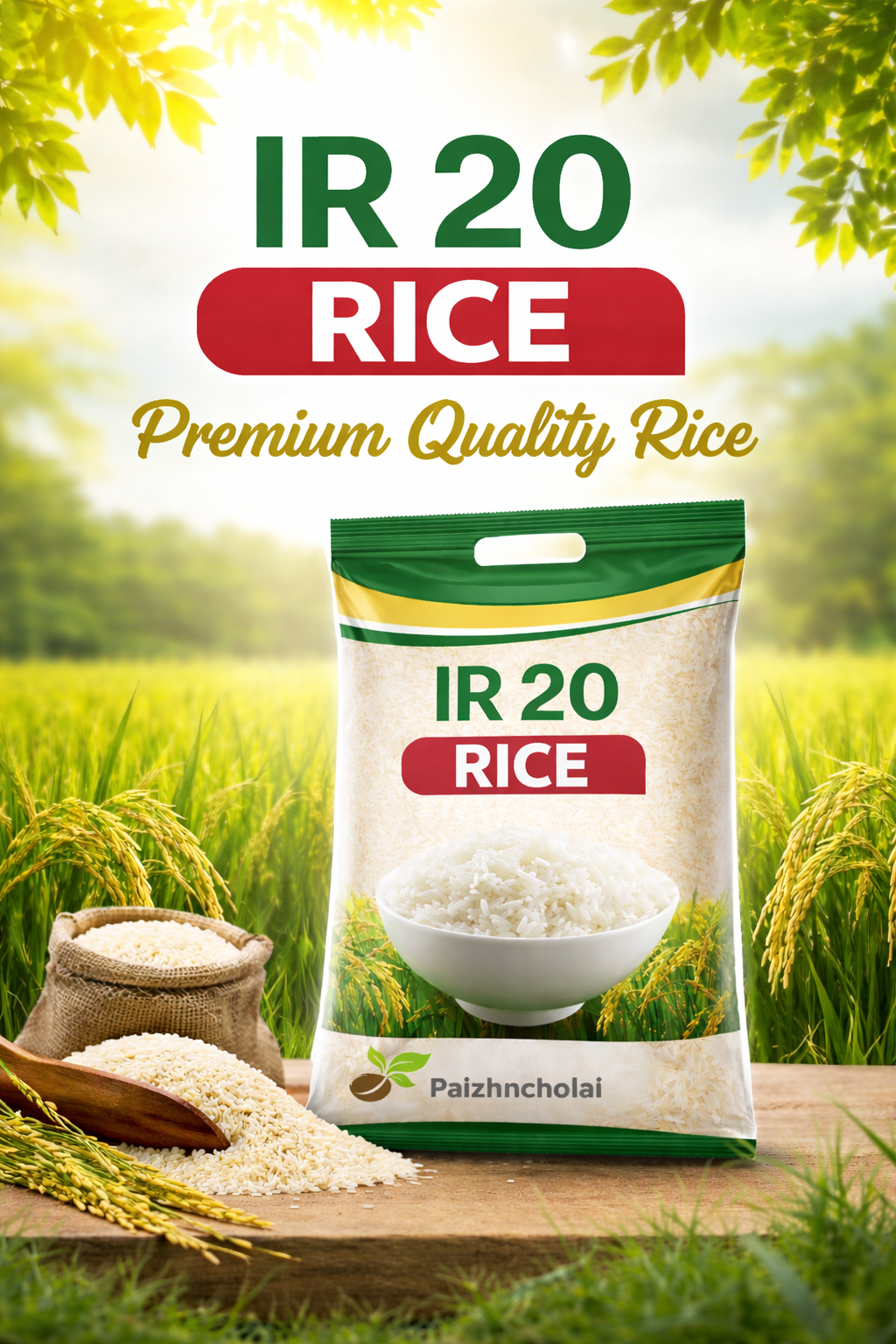 IR 20 Rice Unpolished
